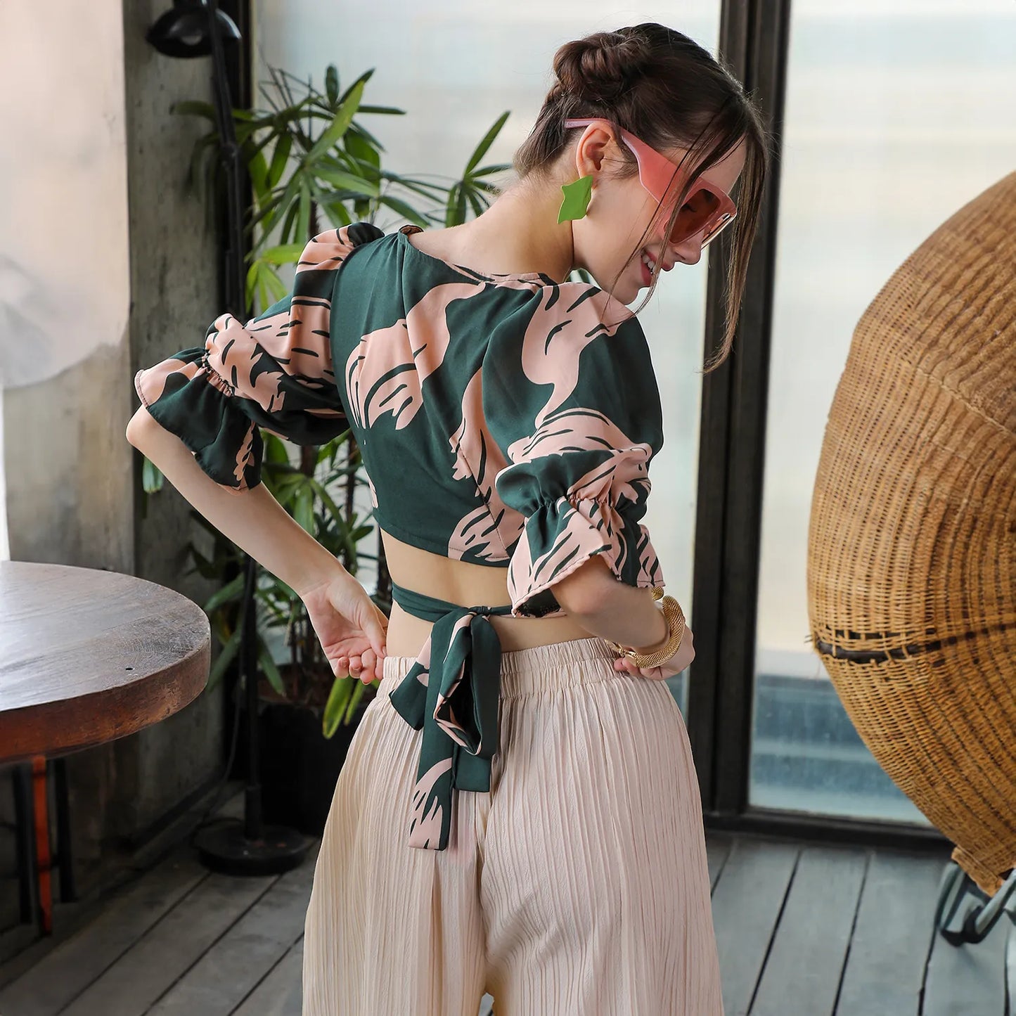 Tie-Up Crop Top