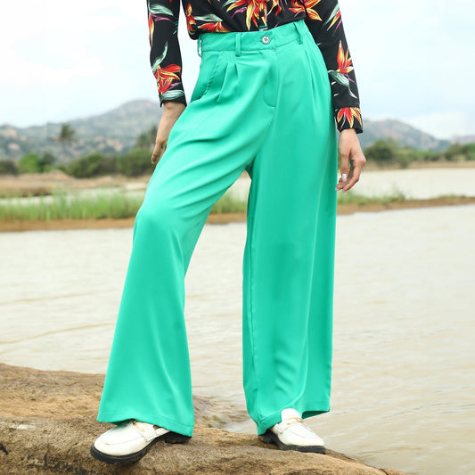 Straight Fit Tailored Trousers