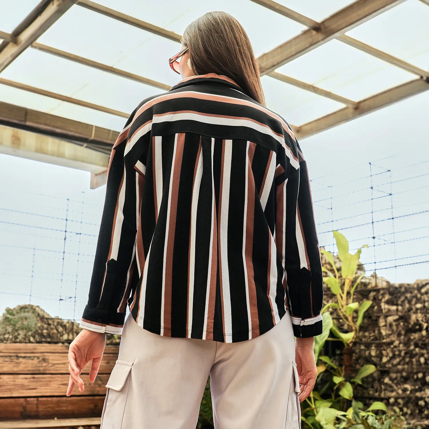 Striped Boxy Shirt