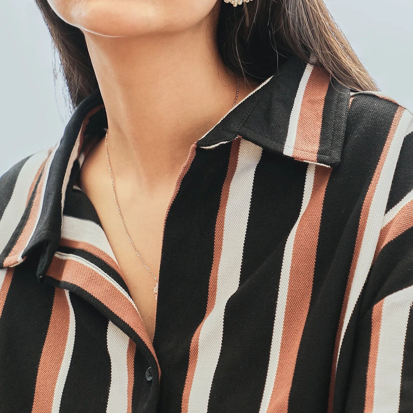 Striped Boxy Shirt