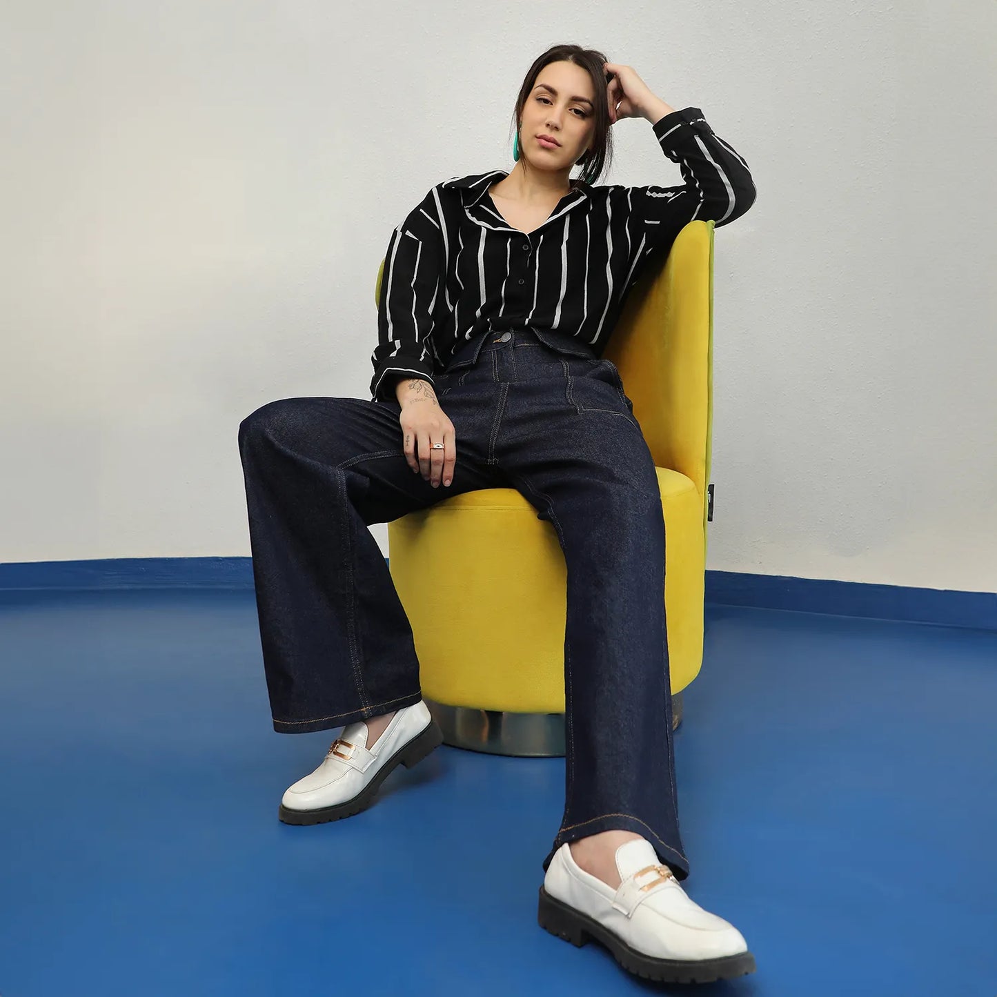 Striped Boxy Shirt