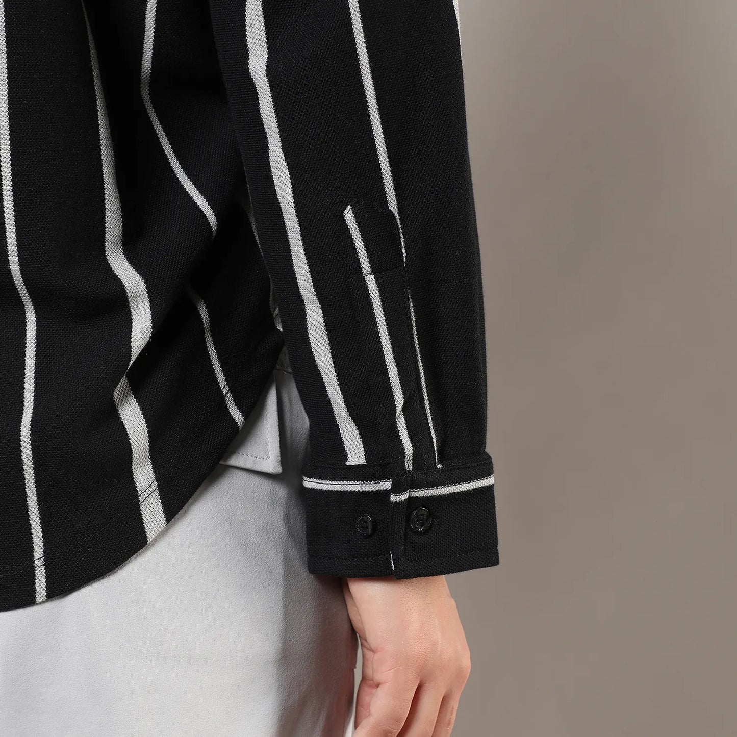 Striped Boxy Shirt