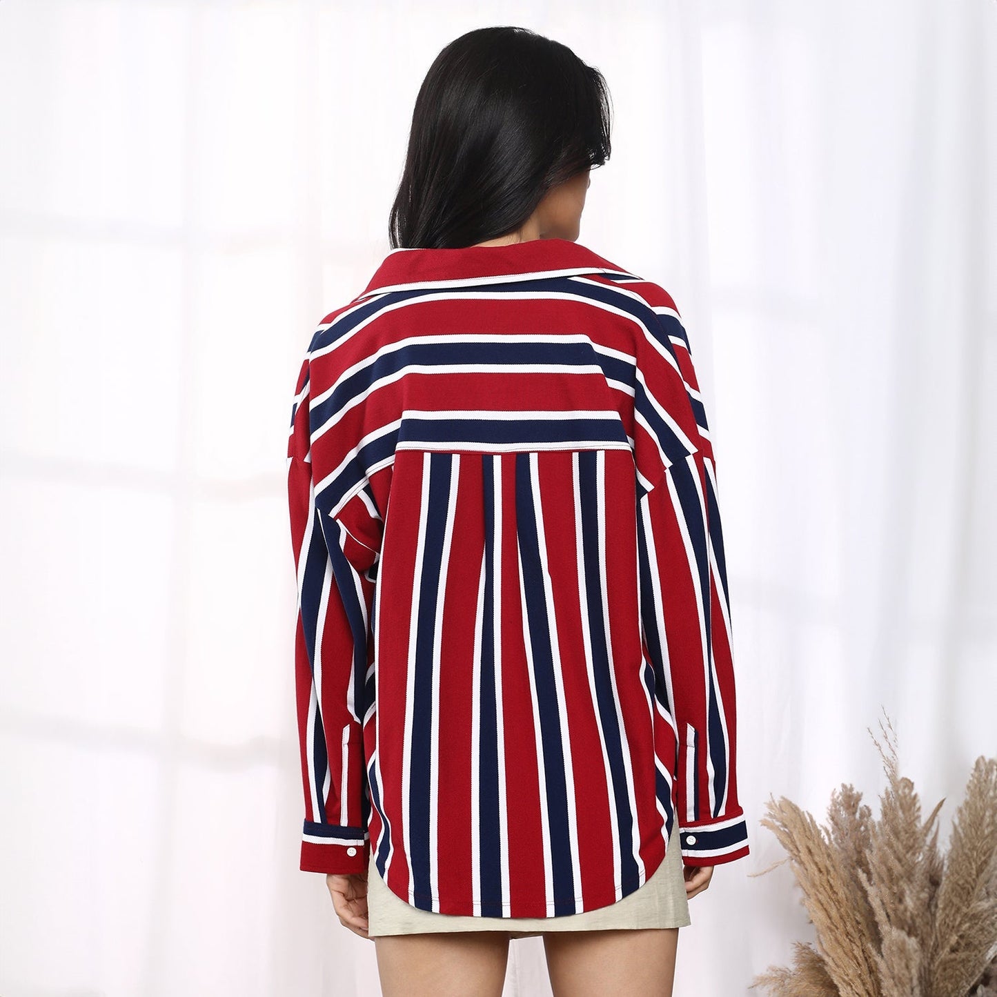 Striped Boxy Shirt