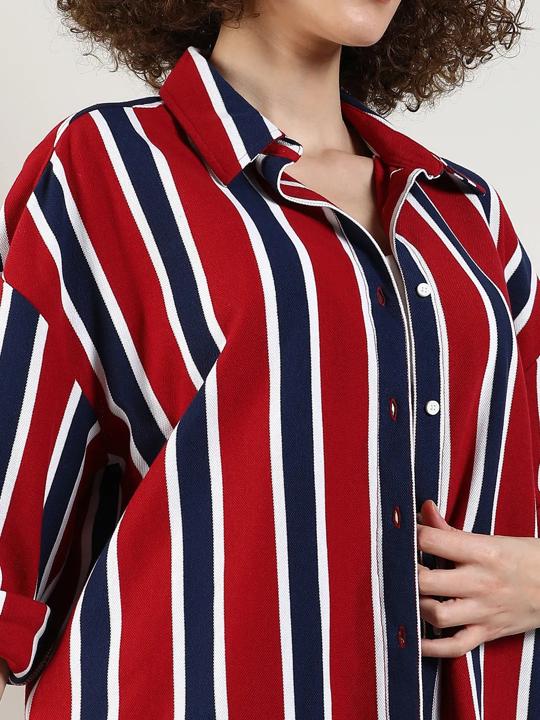 Striped Boxy Shirt