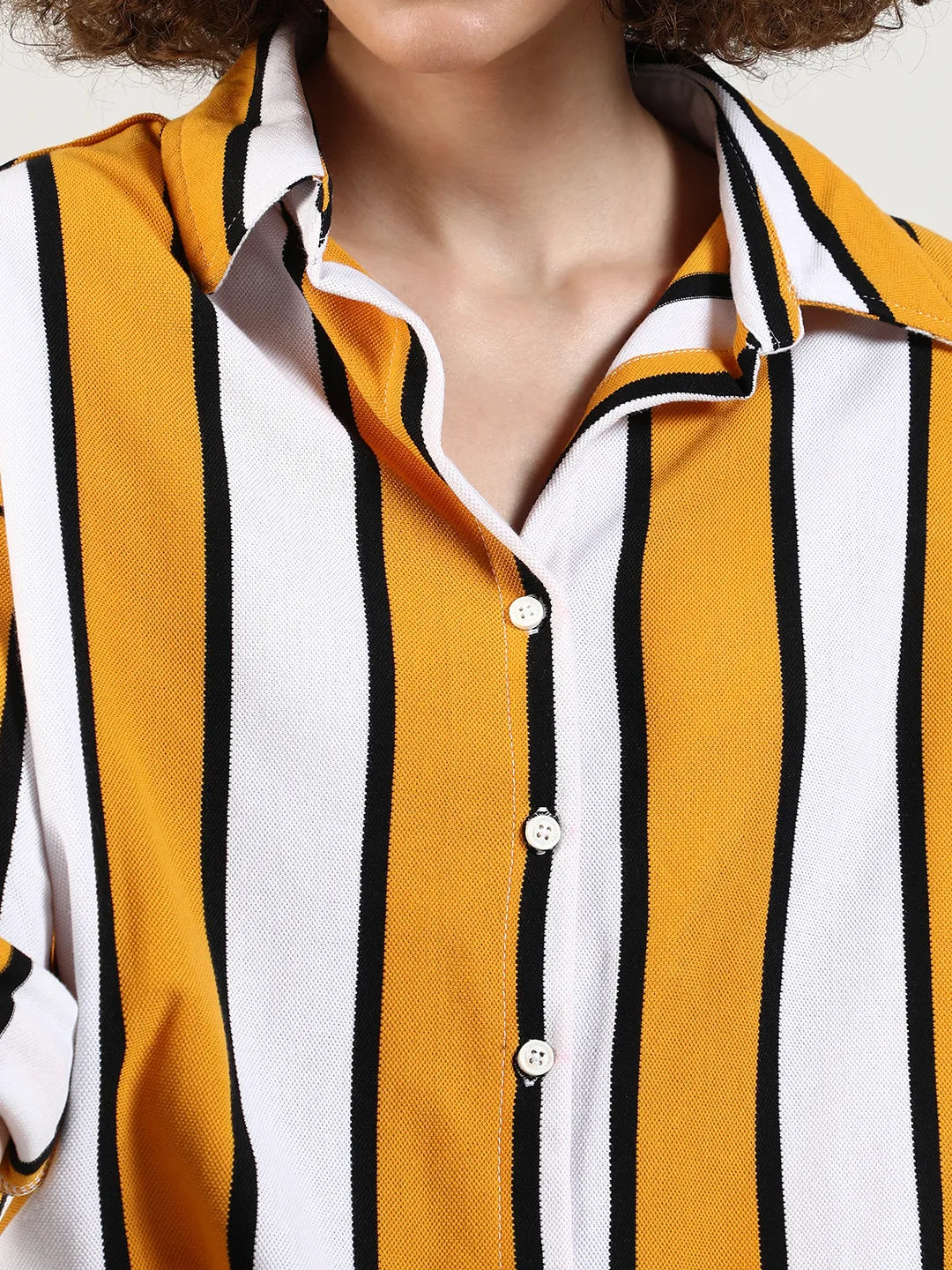 Striped Boxy Shirt