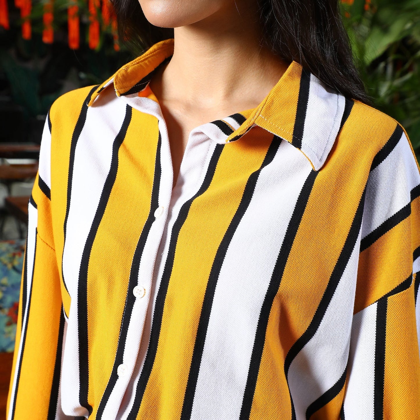 Striped Boxy Shirt