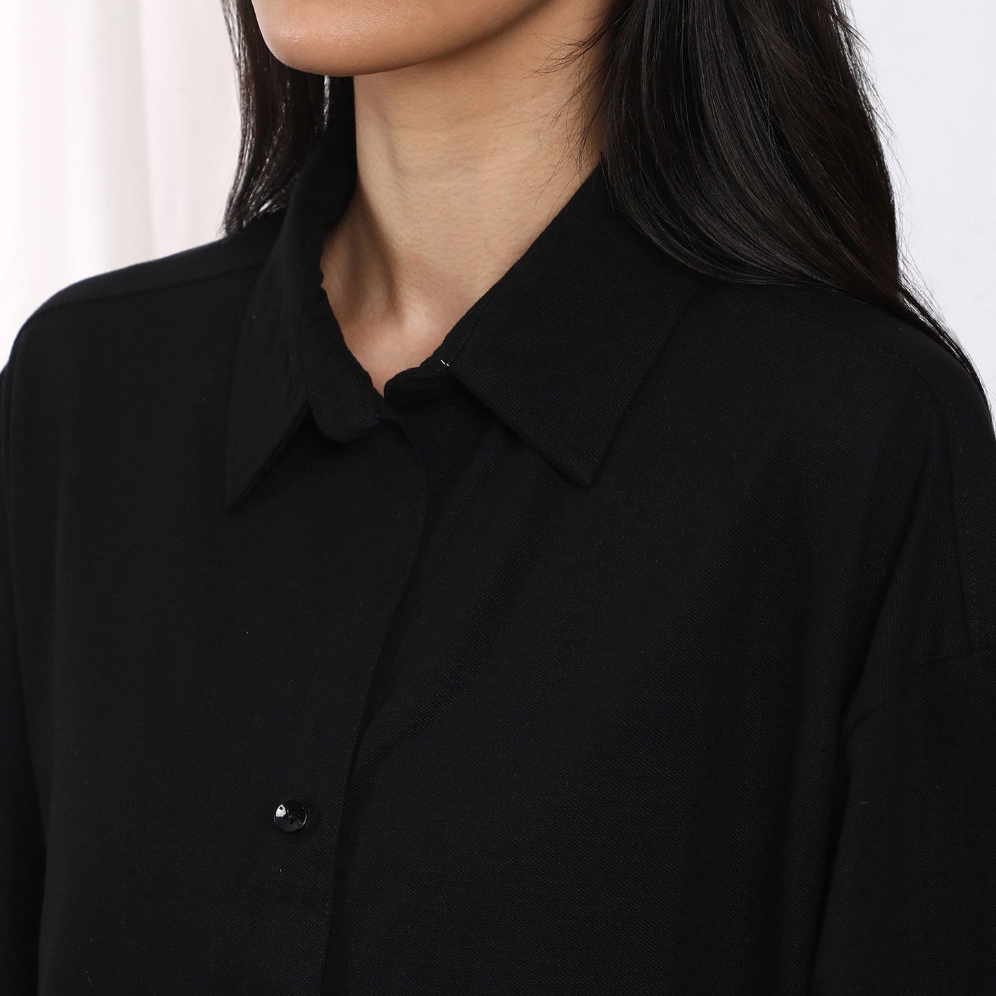 Solid Boxy Shirt