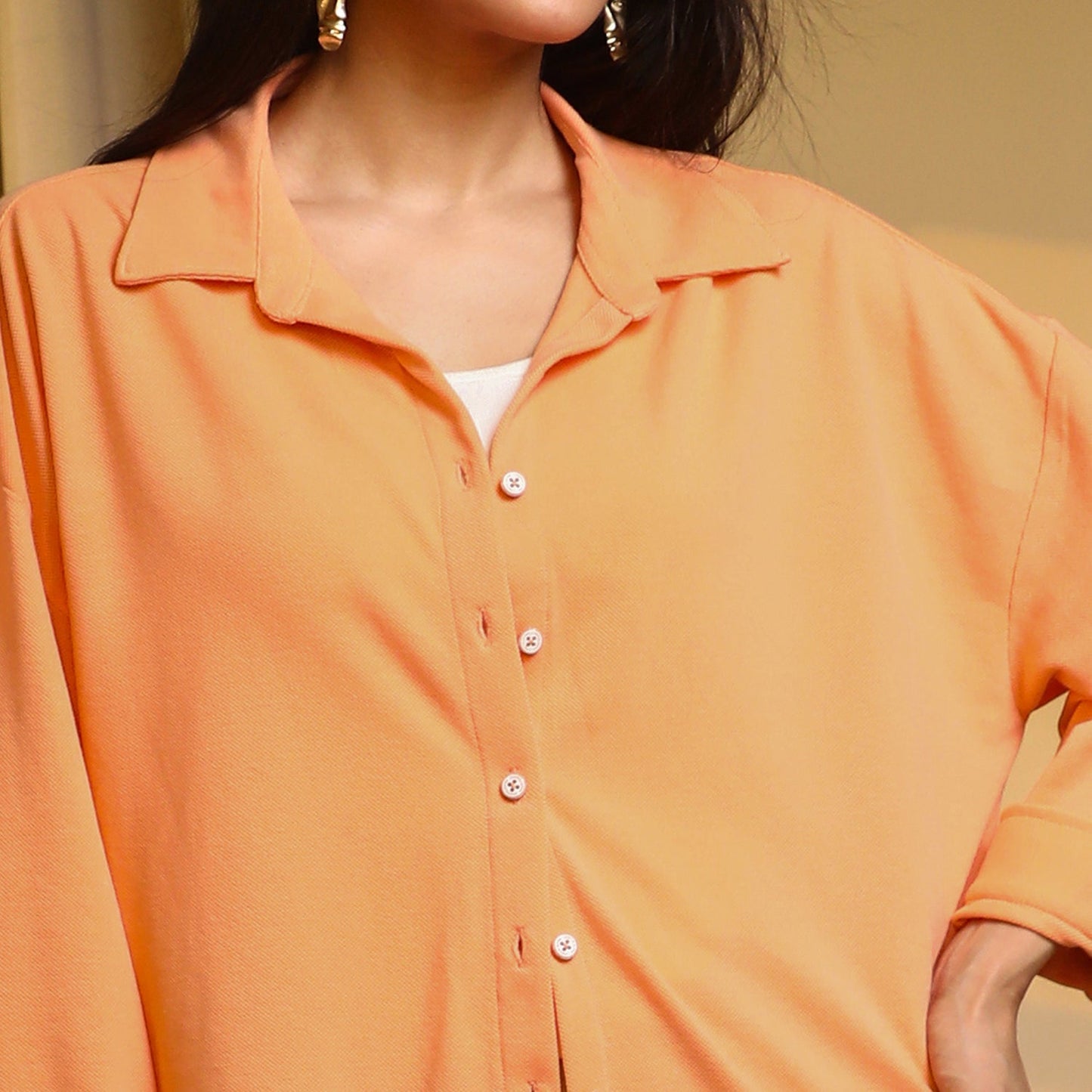 Solid Boxy Shirt