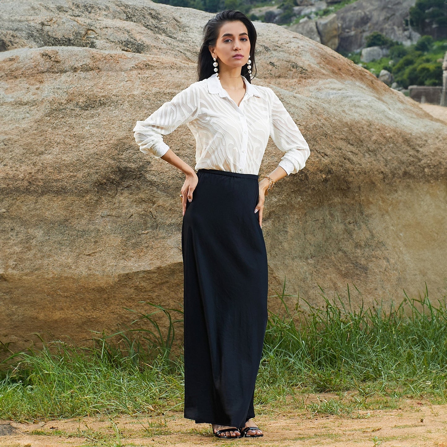 Textured Sheer Shirt