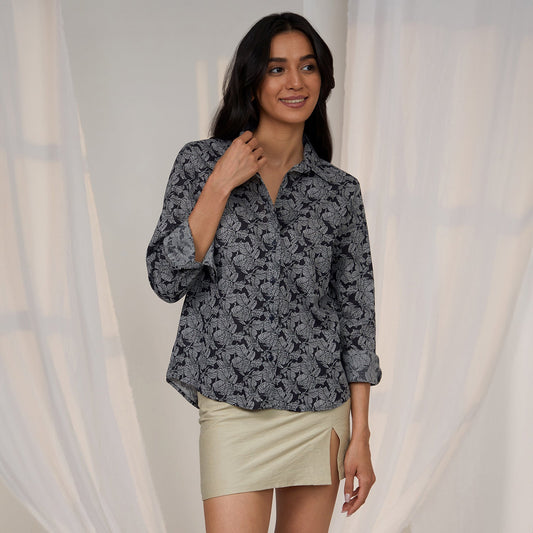 Contrast Verdure Shirt