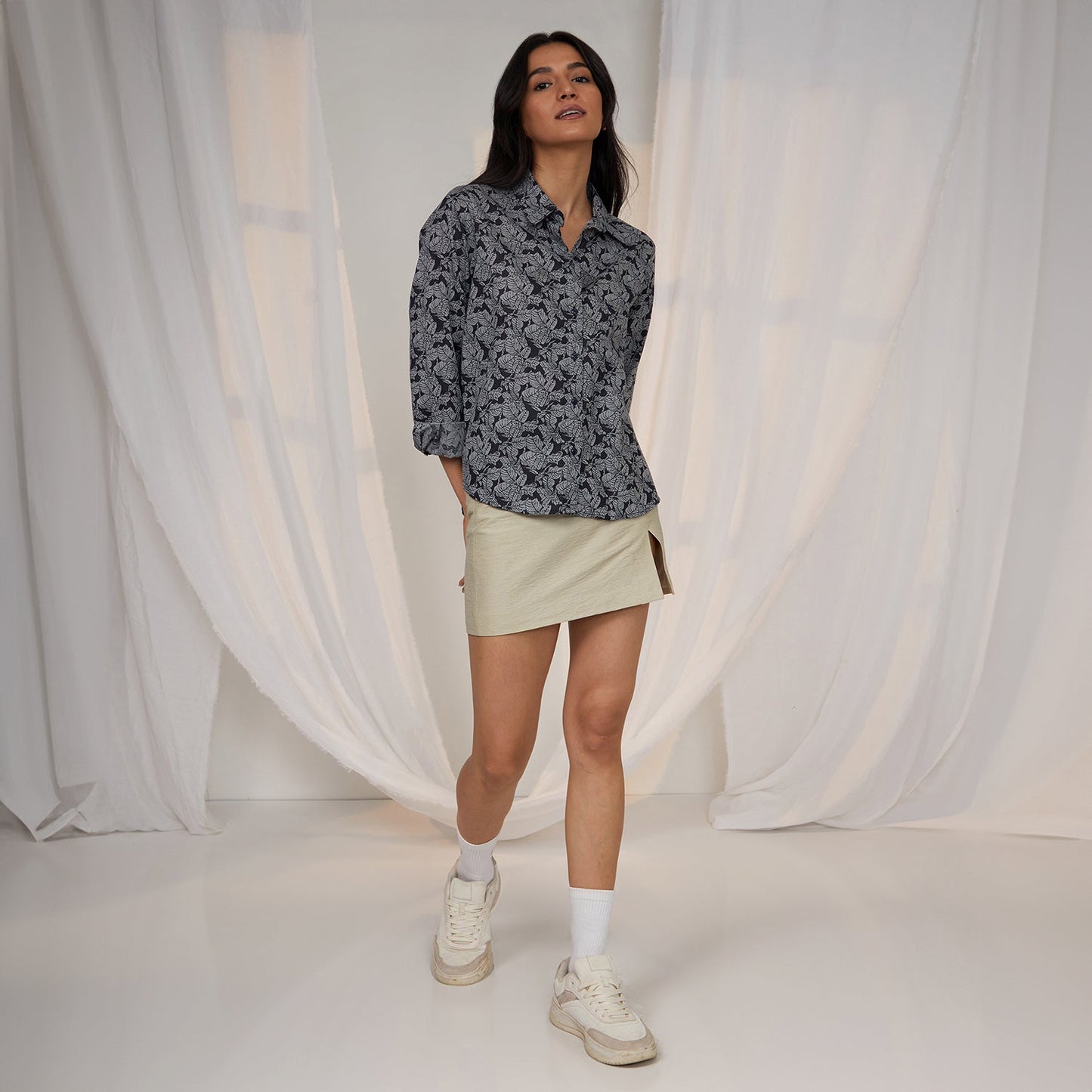 Contrast Verdure Shirt