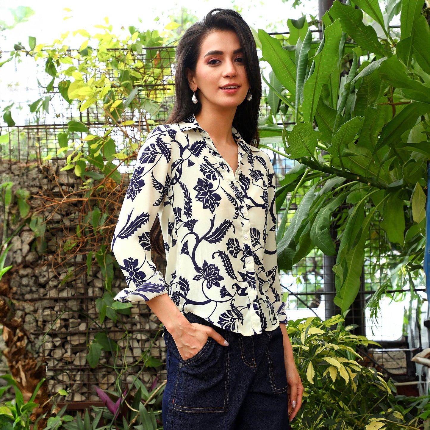Botanical Block Shirt