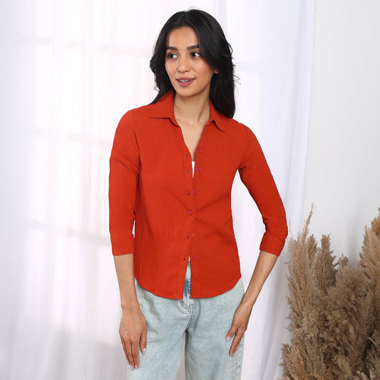 Textured Regular Fit Shirt