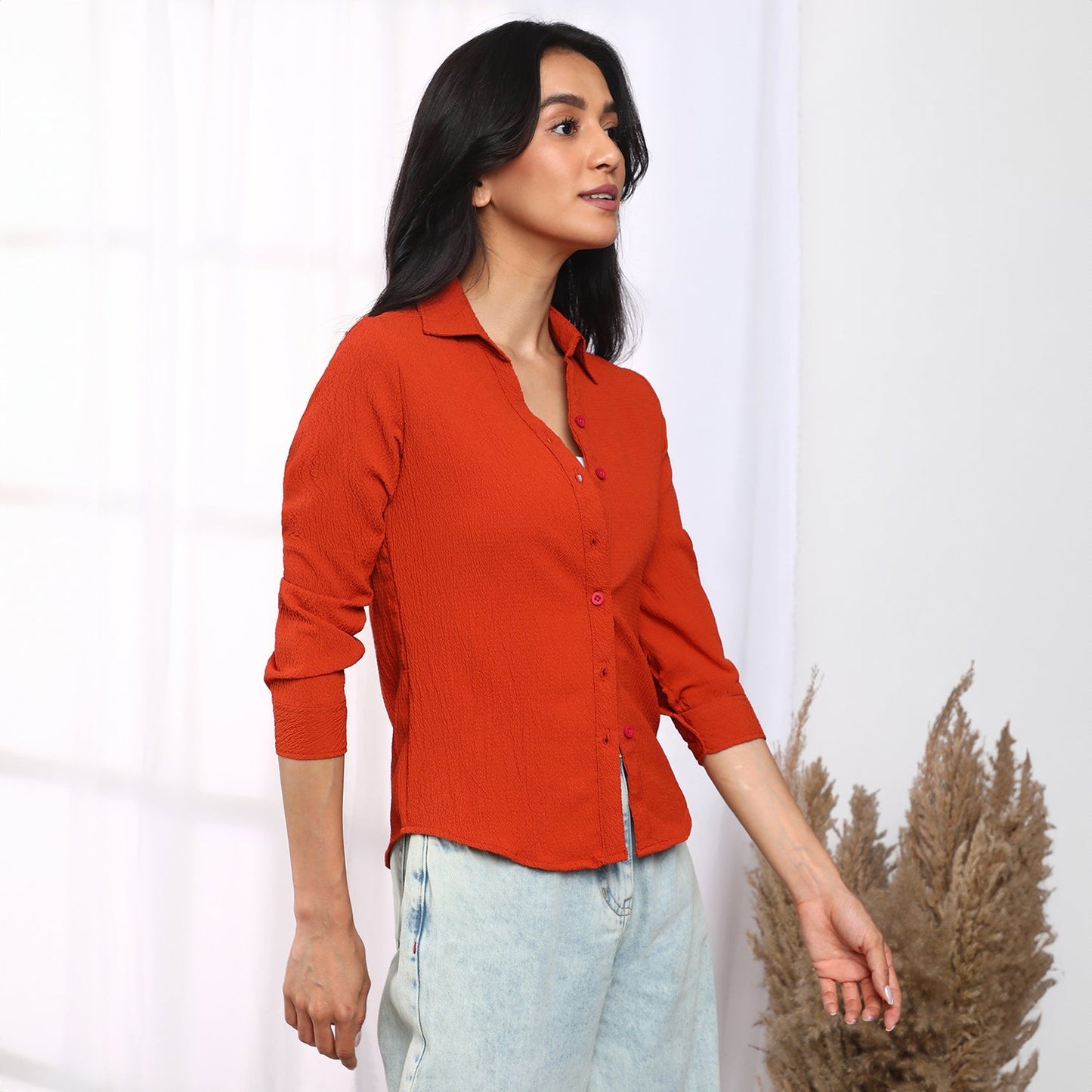 Textured Regular Fit Shirt