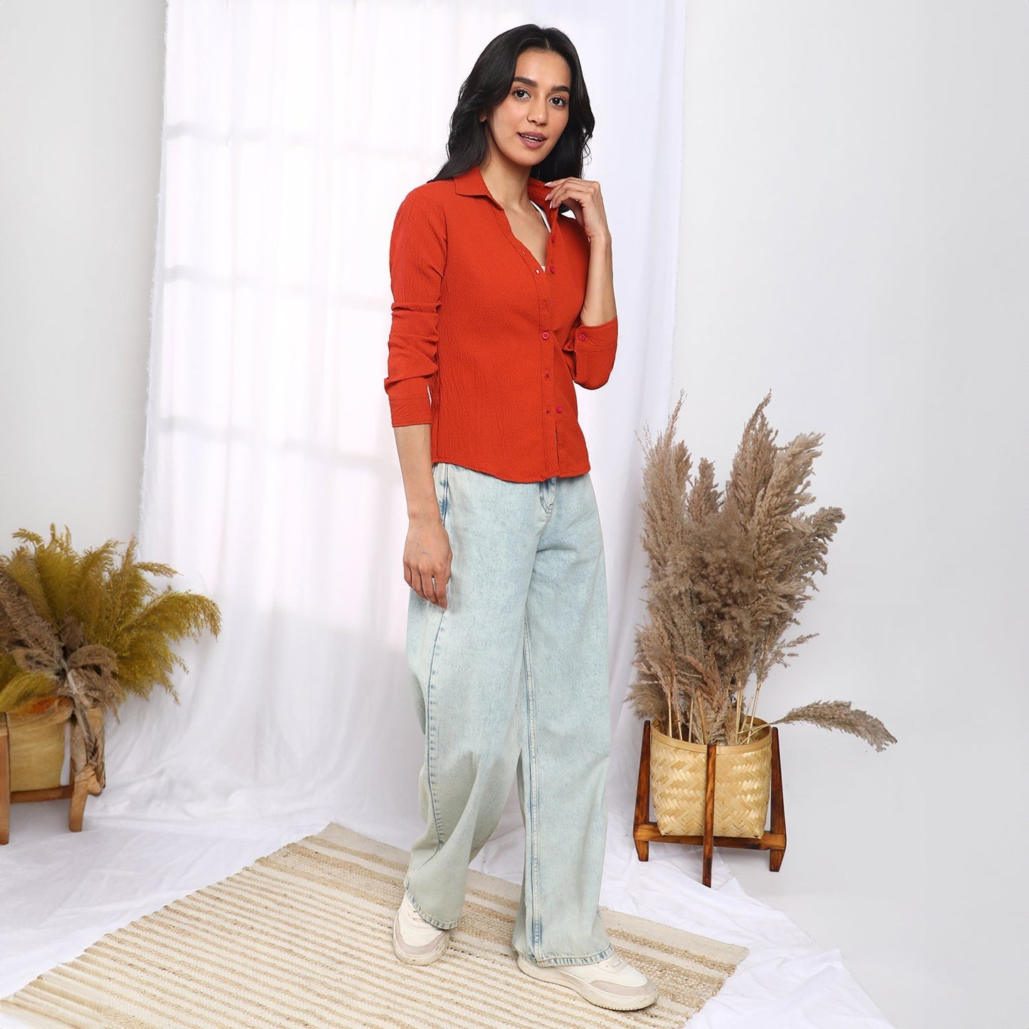 Textured Regular Fit Shirt