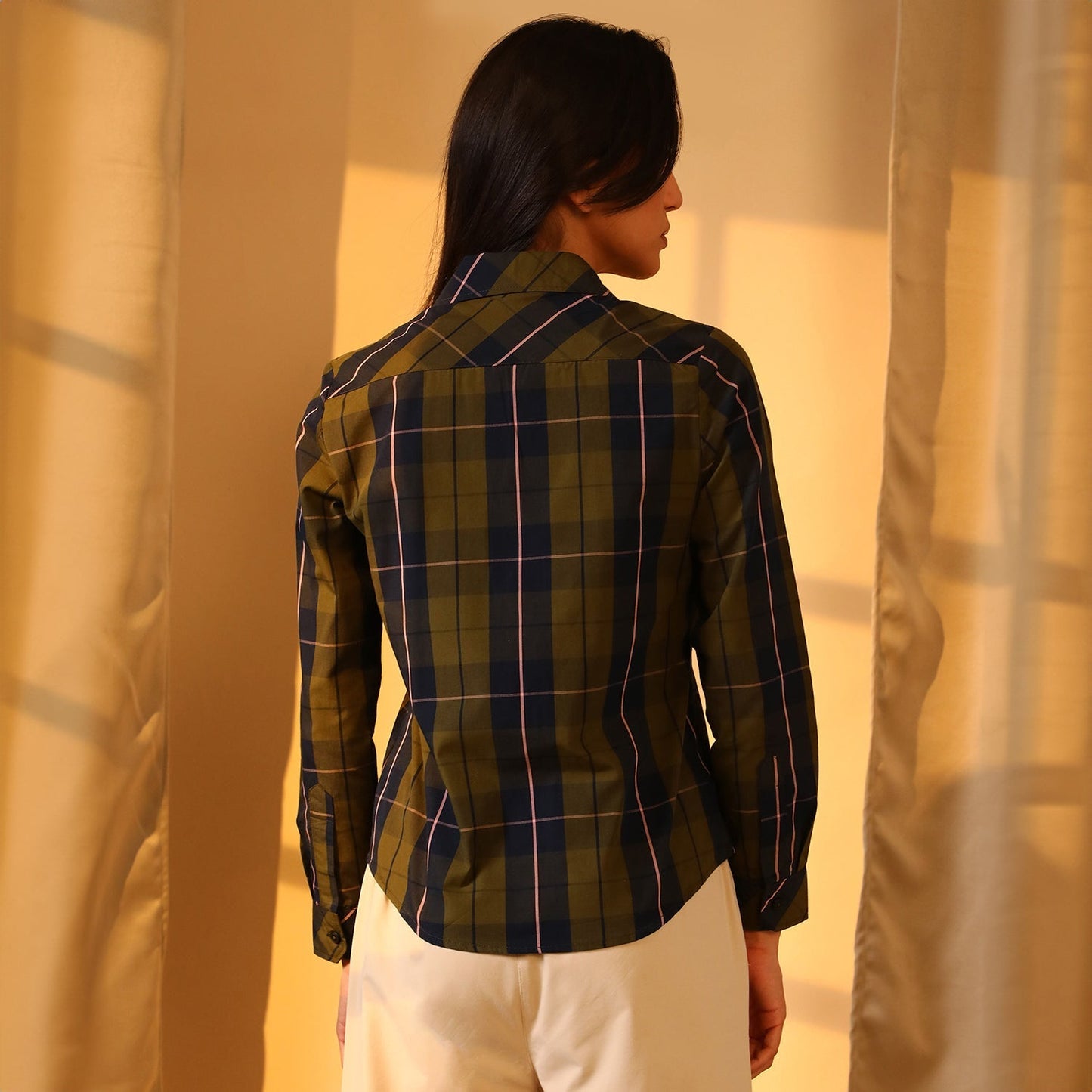 Tartan Plaid Boxy Shirt