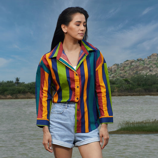 Balanced Striped Shirt