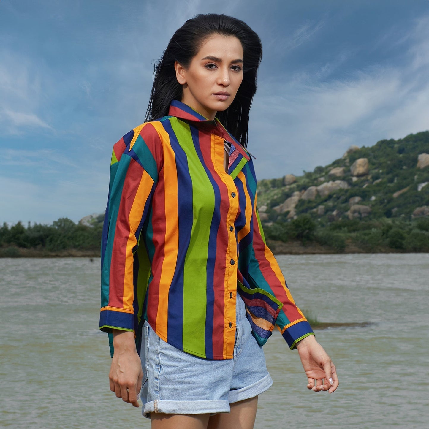 Balanced Striped Shirt