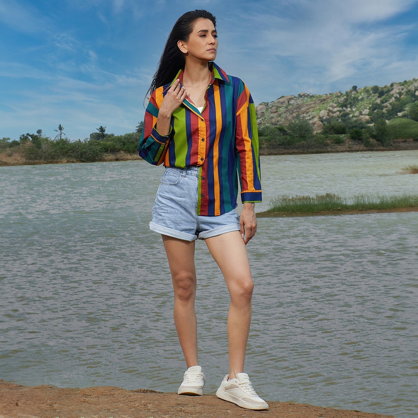 Balanced Striped Shirt