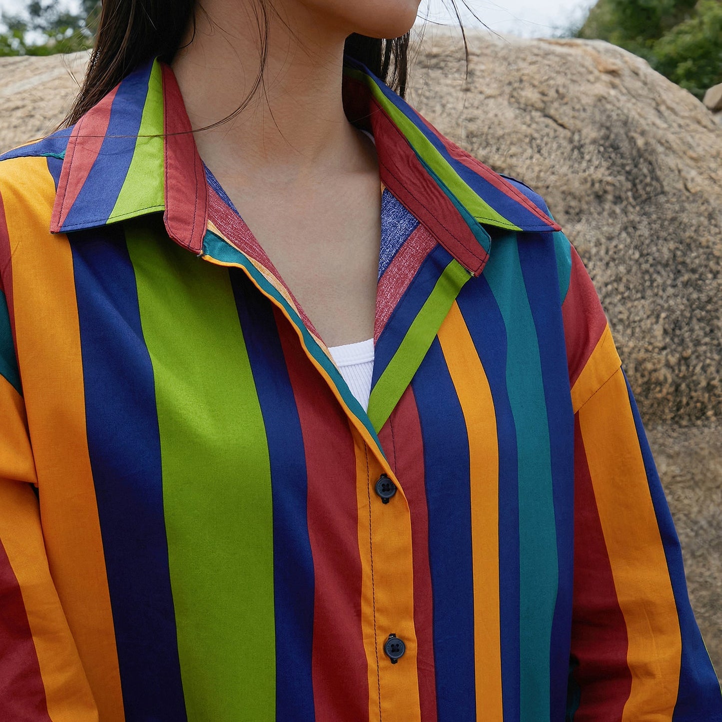 Balanced Striped Shirt