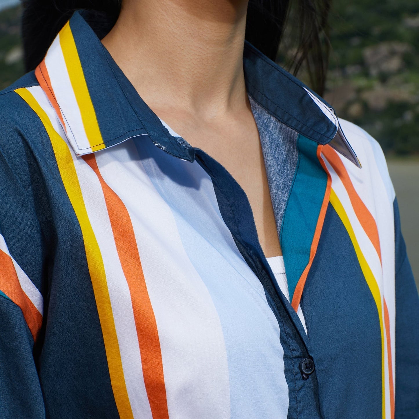 Barcode Striped Shirt