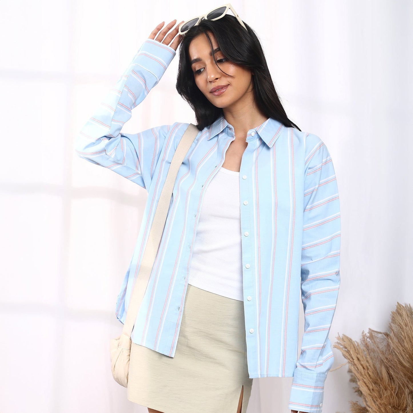 Striped Boxy Shirt