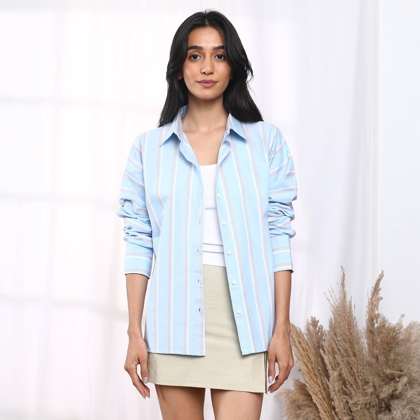 Striped Boxy Shirt