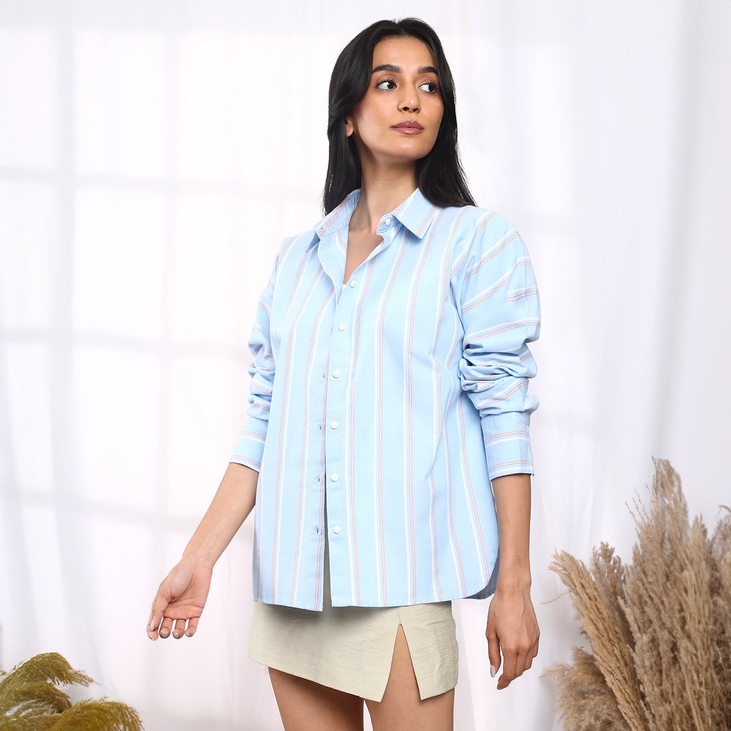 Striped Boxy Shirt