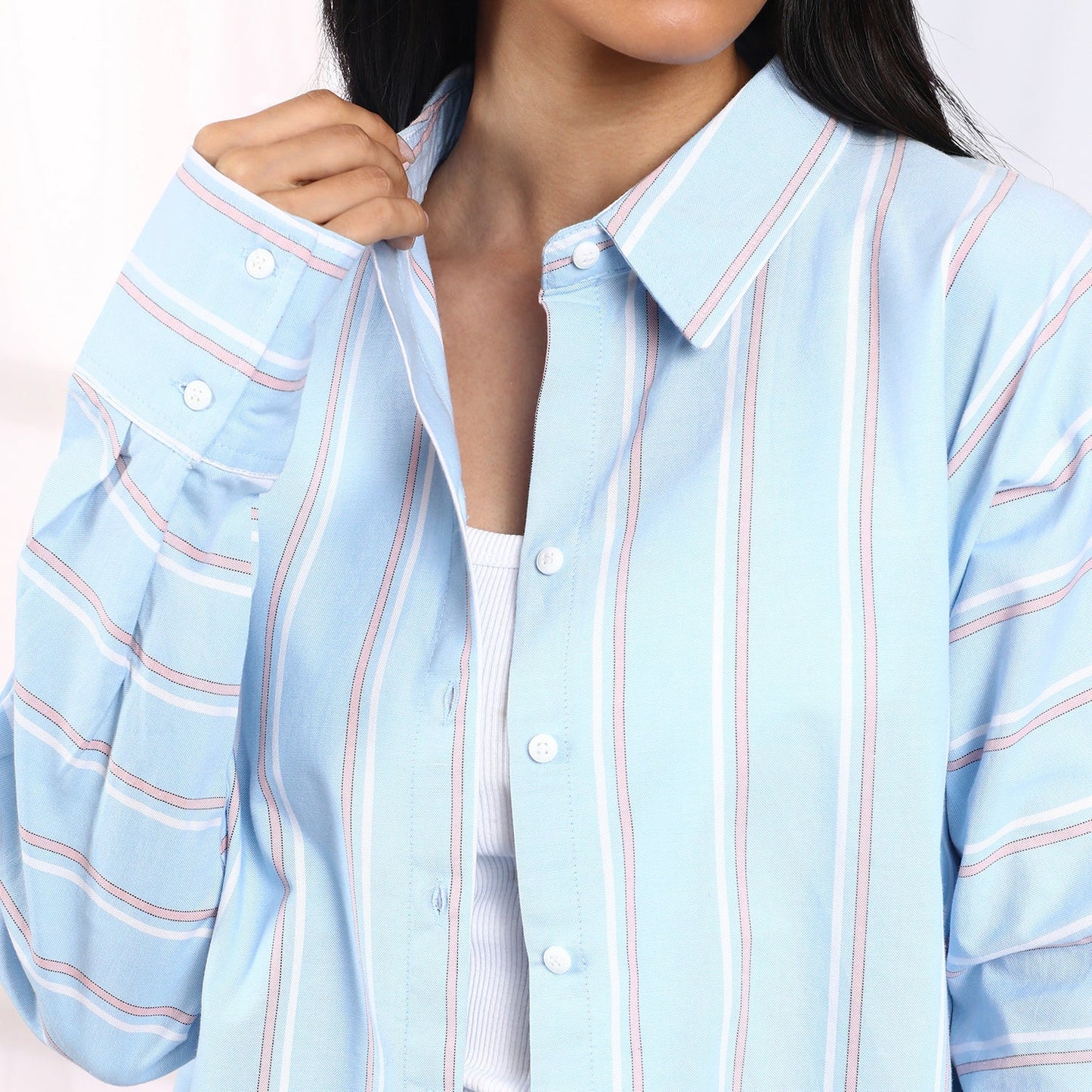 Striped Boxy Shirt