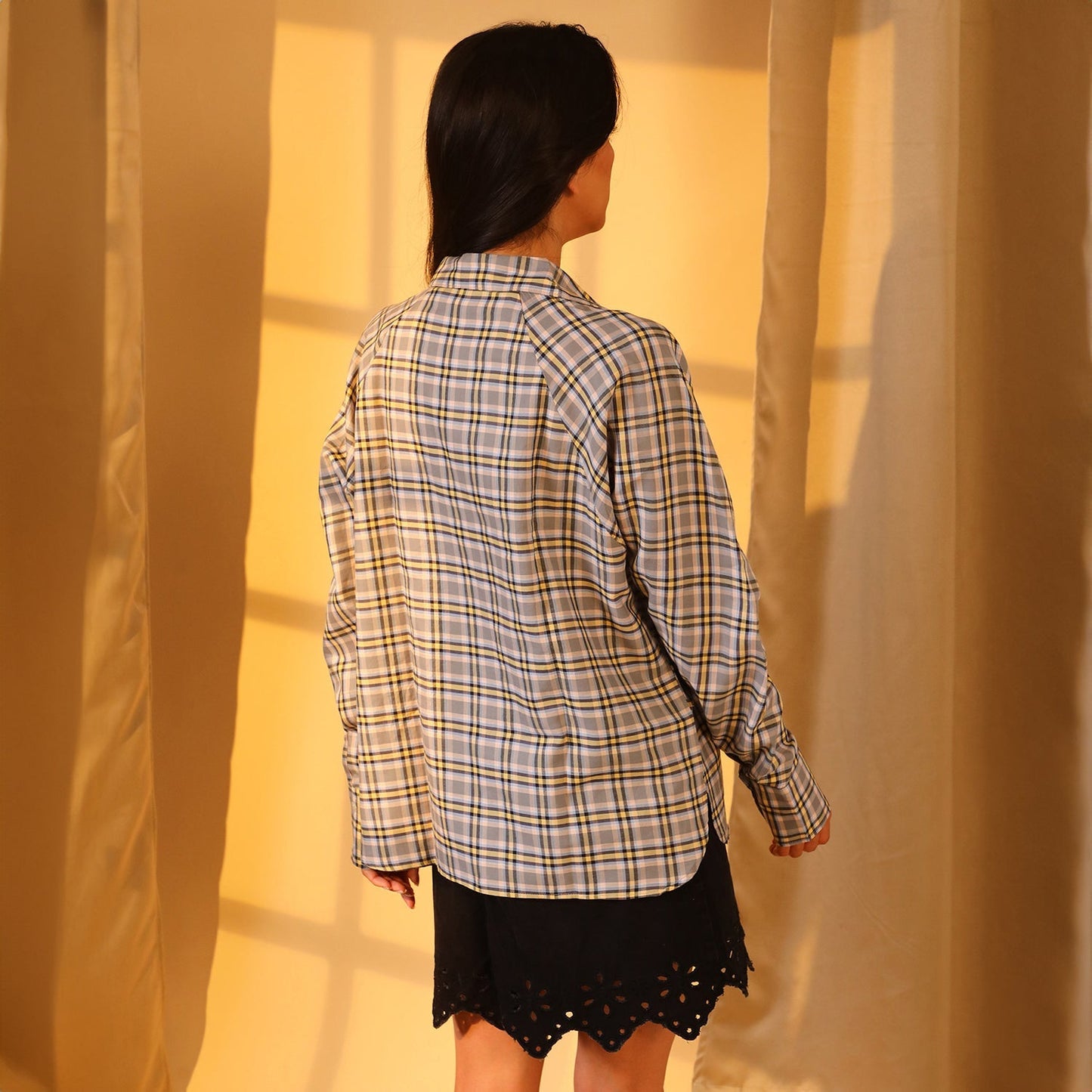 Tartan Plaid Boxy Shirt