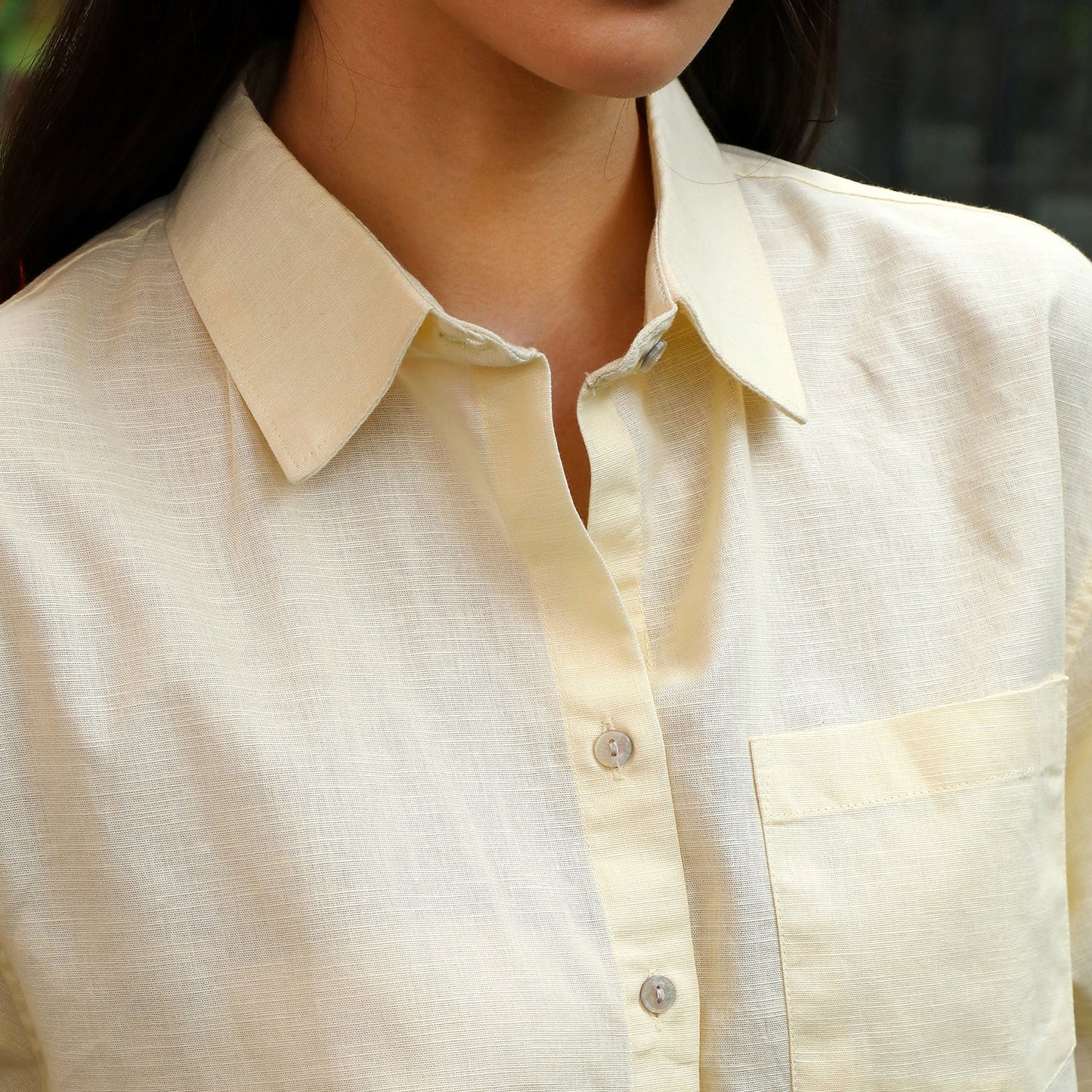 Solid Boxy Shirt