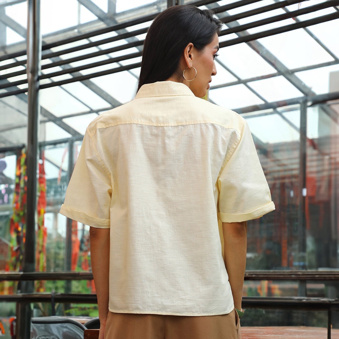 Solid Boxy Shirt