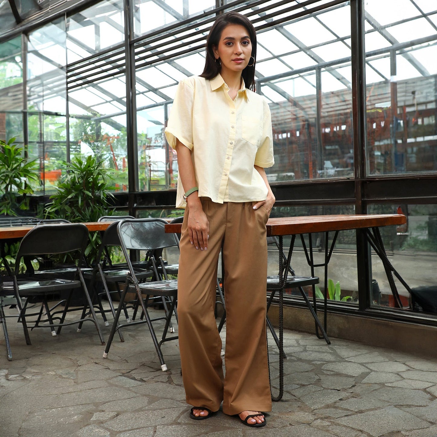 Solid Boxy Shirt
