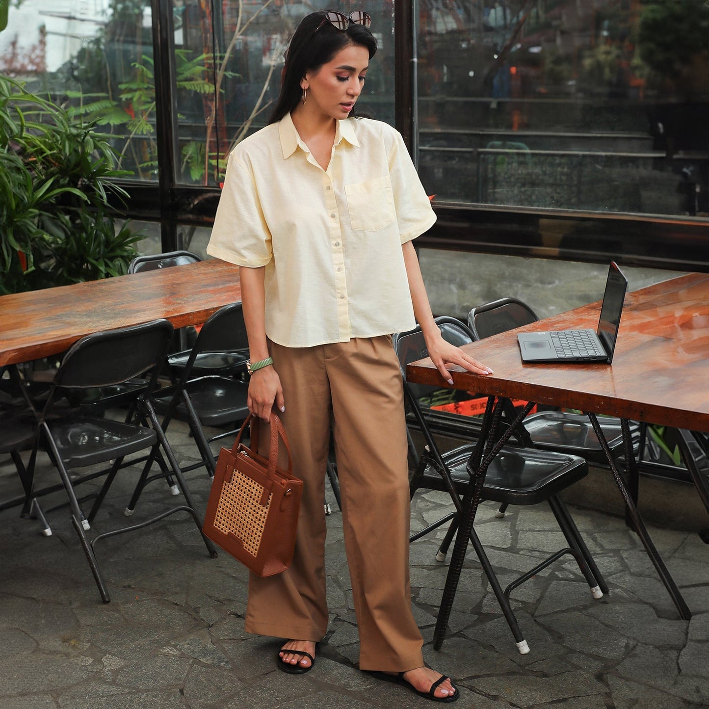 Solid Boxy Shirt