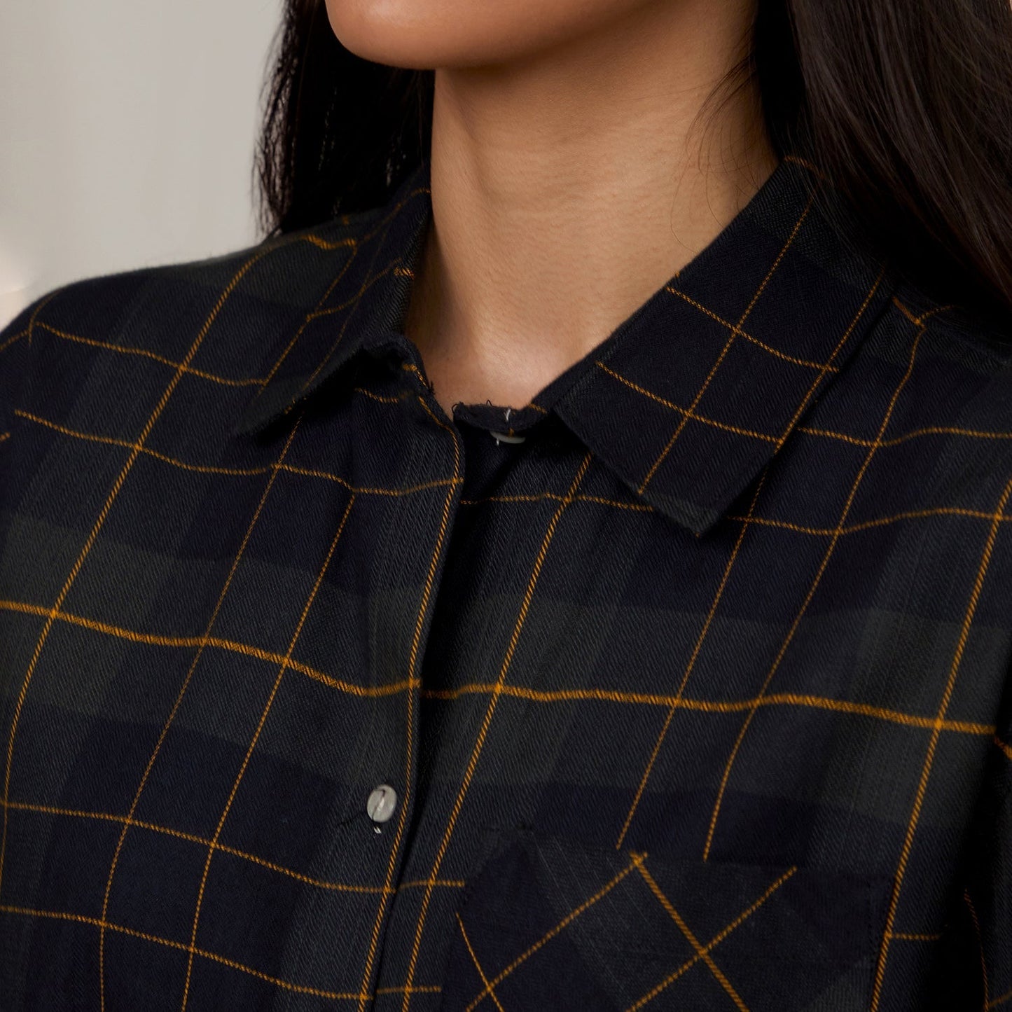Tartan Plaid Boxy Shirt