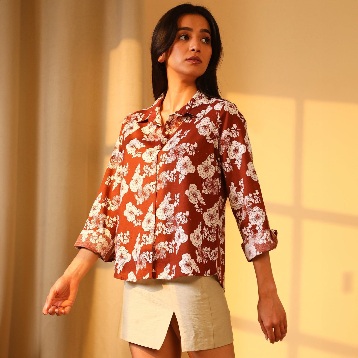 Floral Print Shirt