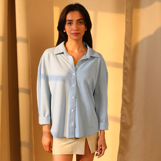 Solid Boxy Shirt