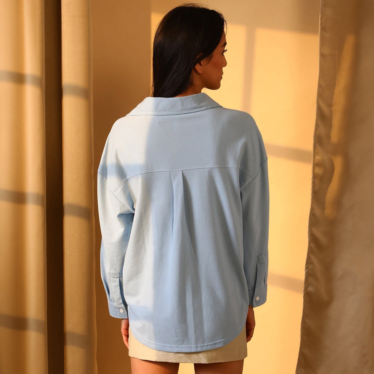 Solid Boxy Shirt