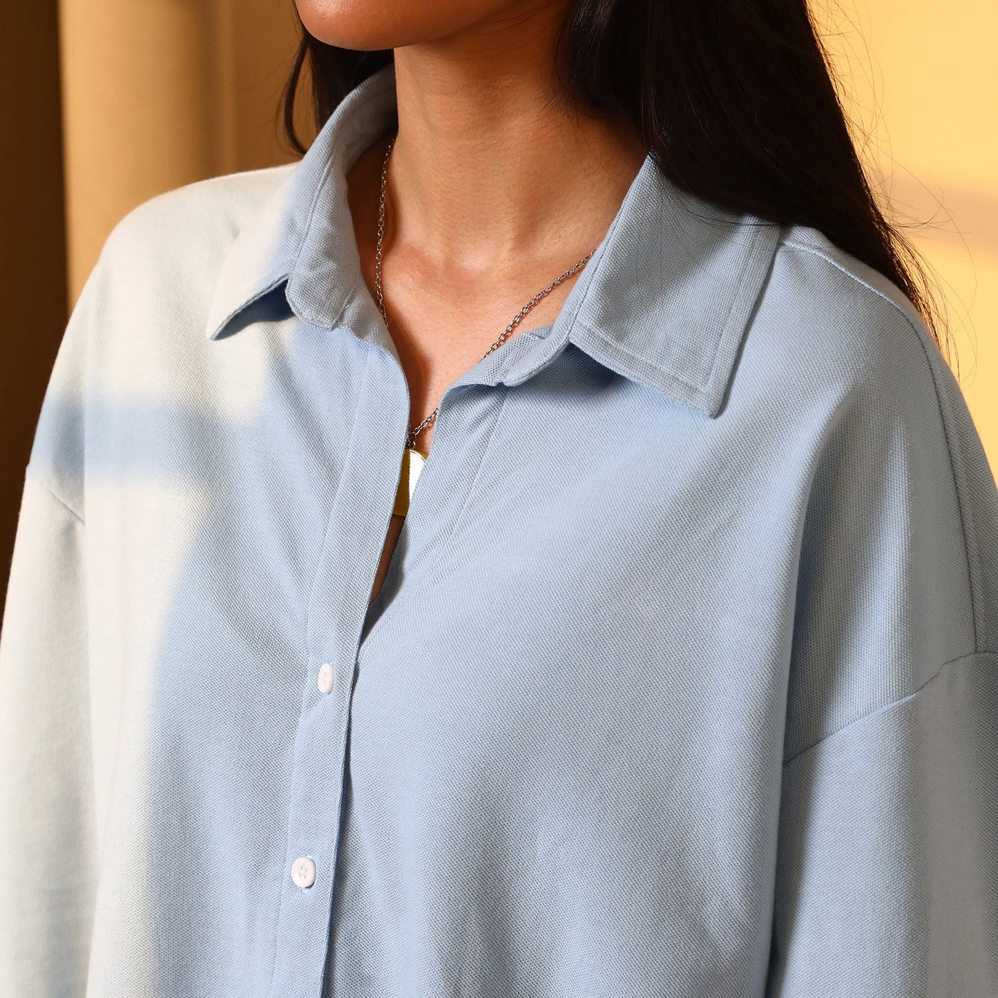 Solid Boxy Shirt