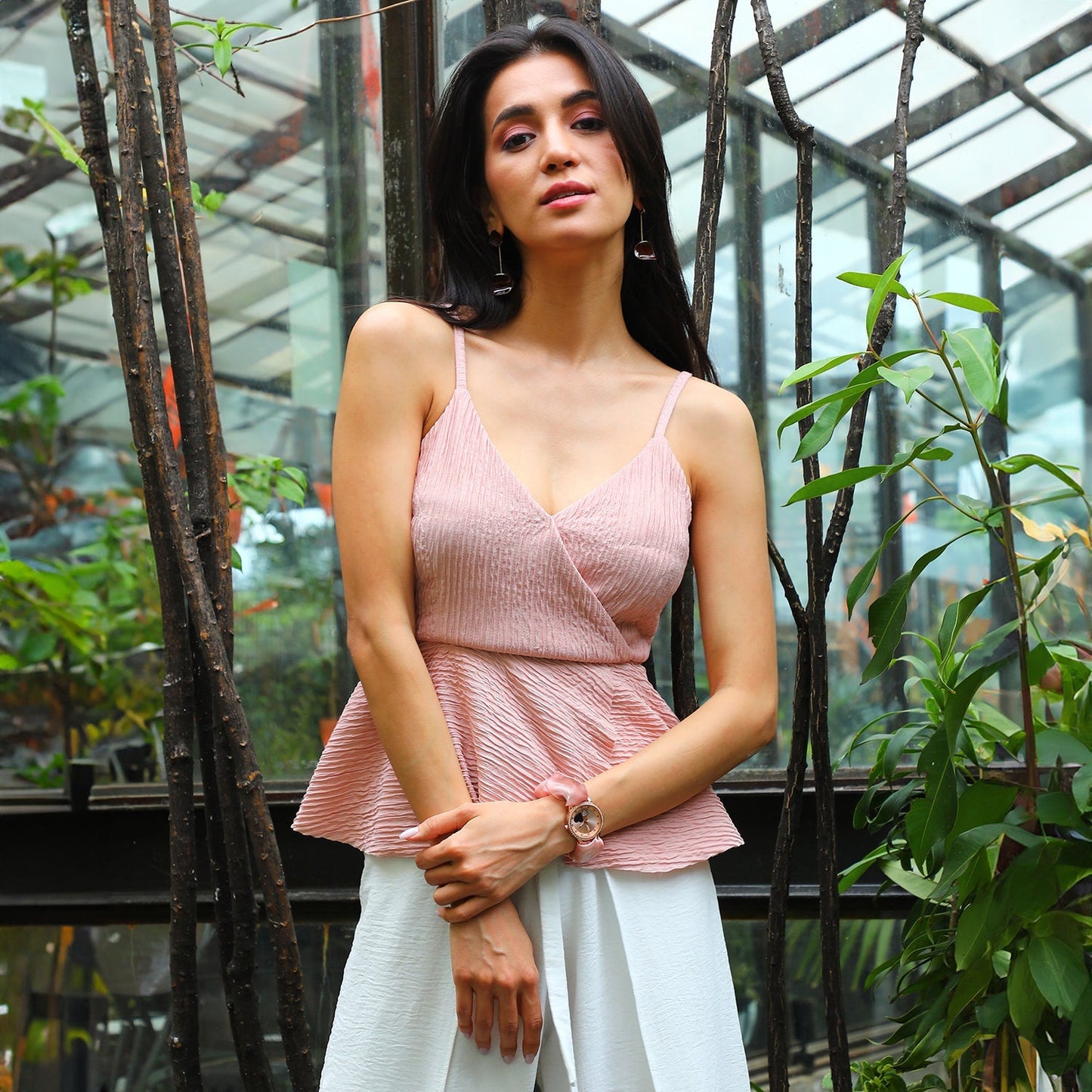 Ripple Peplum Top