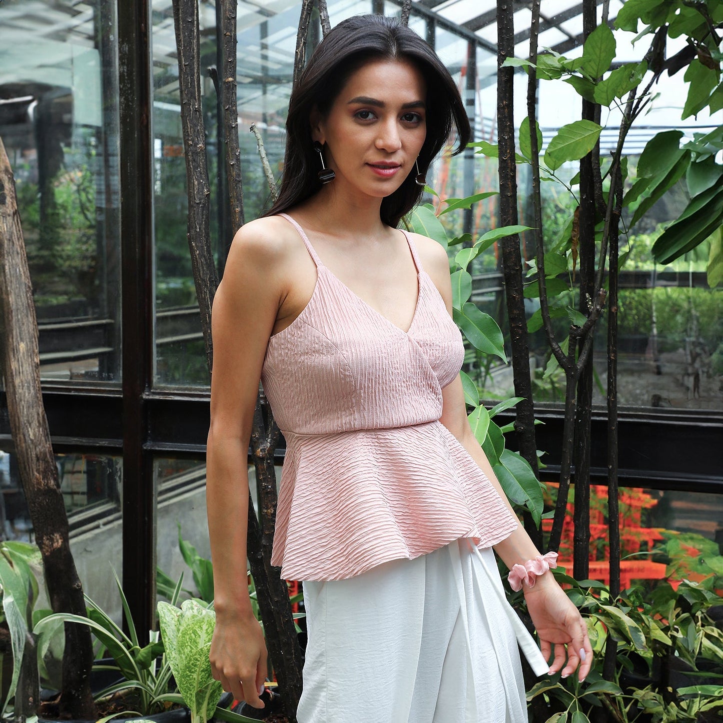 Ripple Peplum Top