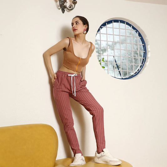 Pinstriped Trackpants