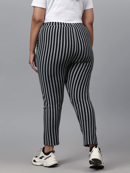 Striped Casual & Evening Trackpant