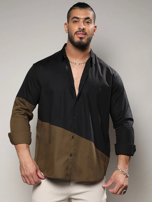 Casual Collorblock Shirt