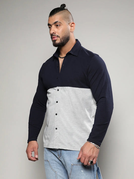 Casual Colorblock Shirt