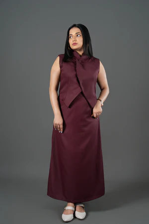 Maroon Skirt