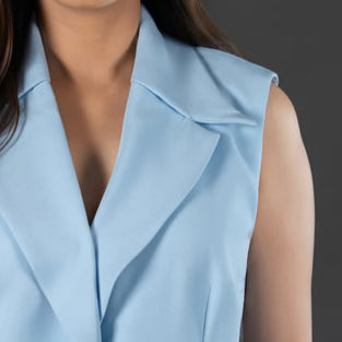 Powder Blue Waistcoat