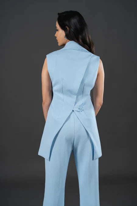 Powder Blue Waistcoat