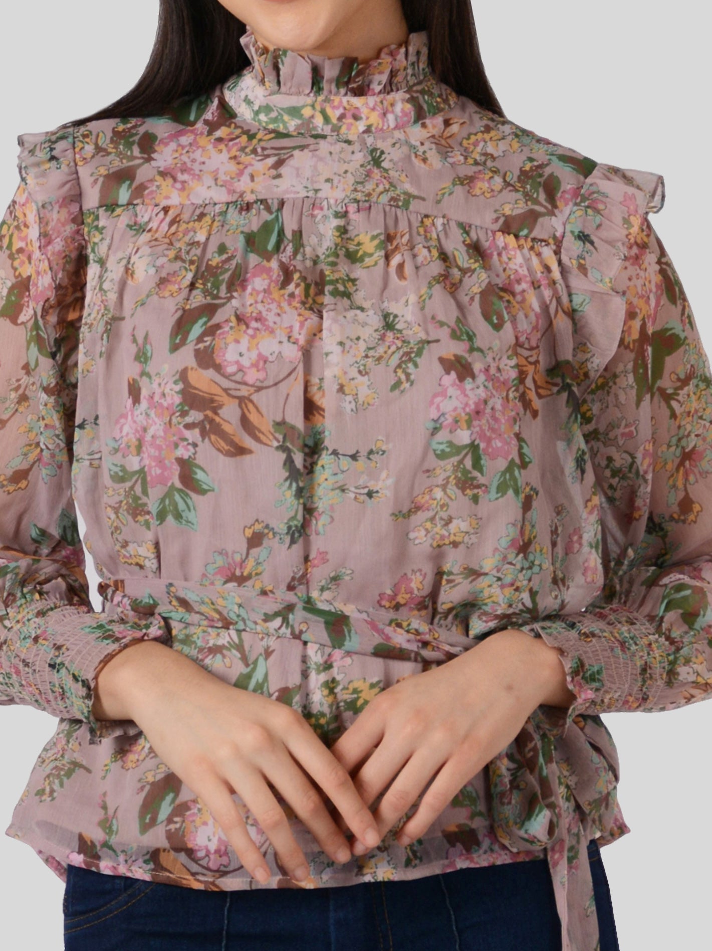 Floral Printed Top For Women