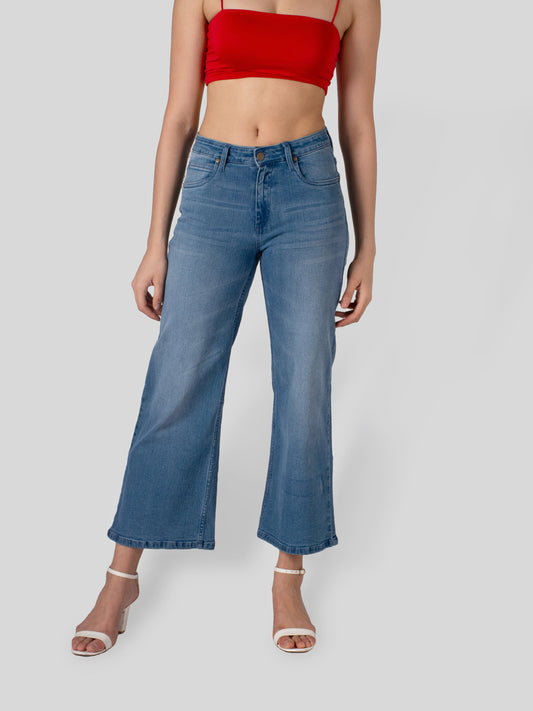 Buy Blue Demin Jeans For Women